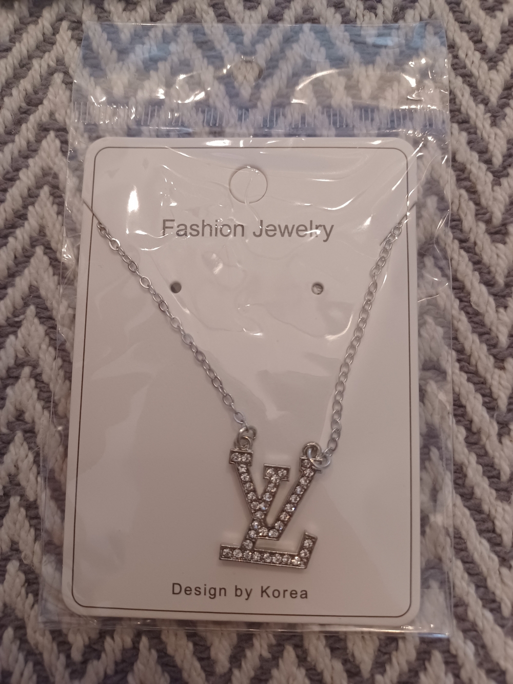 Fashion Jewelry Silver Rhinestone Necklace